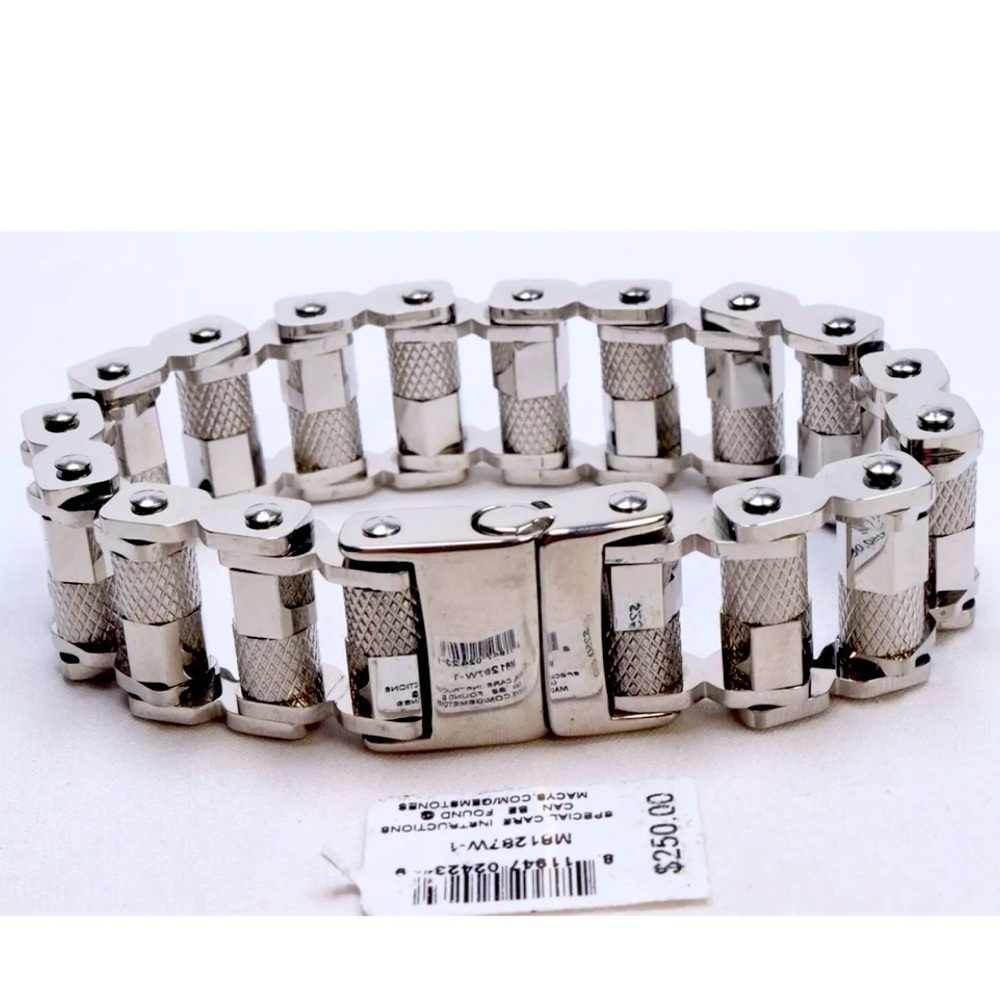 Simone I. Smith Legacy for Men Stainless Steel Bracelet - Picture 2 of 4